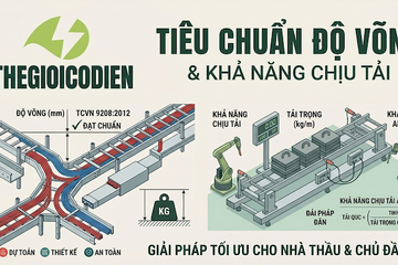 Tiêu chuẩn độ võng và tải trọng thang máng cáp TCVN 2026