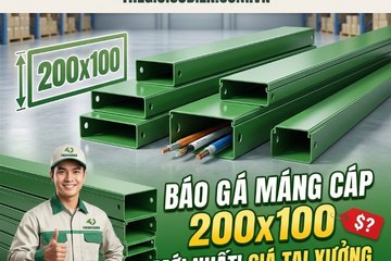 Báo Giá Máng Cáp Sơn Tĩnh Điện 200x100 Giá Tại Xưởng 2026