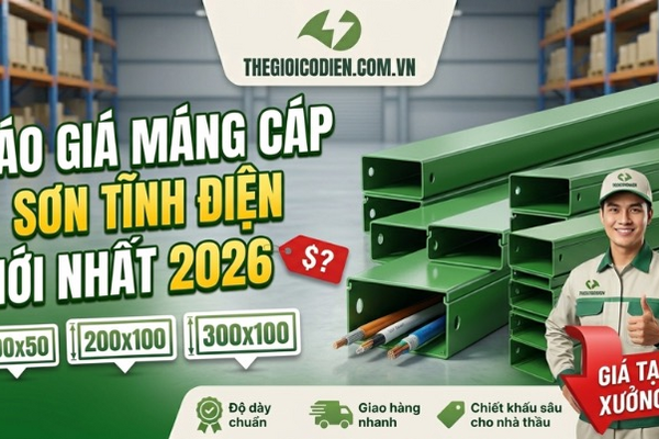 Bảng Báo Giá Máng Cáp Sơn Tĩnh Điện Giá Tại Xưởng Mới Nhất 2026
