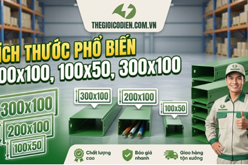 Kích Thước Thang Máng Cáp Phổ Biến 200x100, 100x50, 300x100