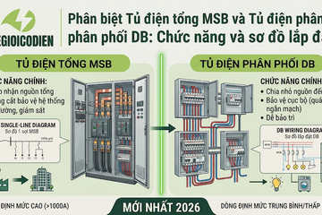Phân biệt Tủ điện tổng MSB và Tủ điện phân phối DB chi tiết