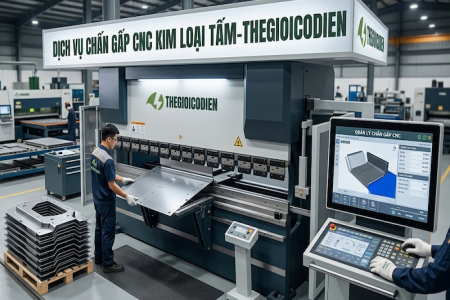 Chấn Gấp CNC Kim Loại Tấm